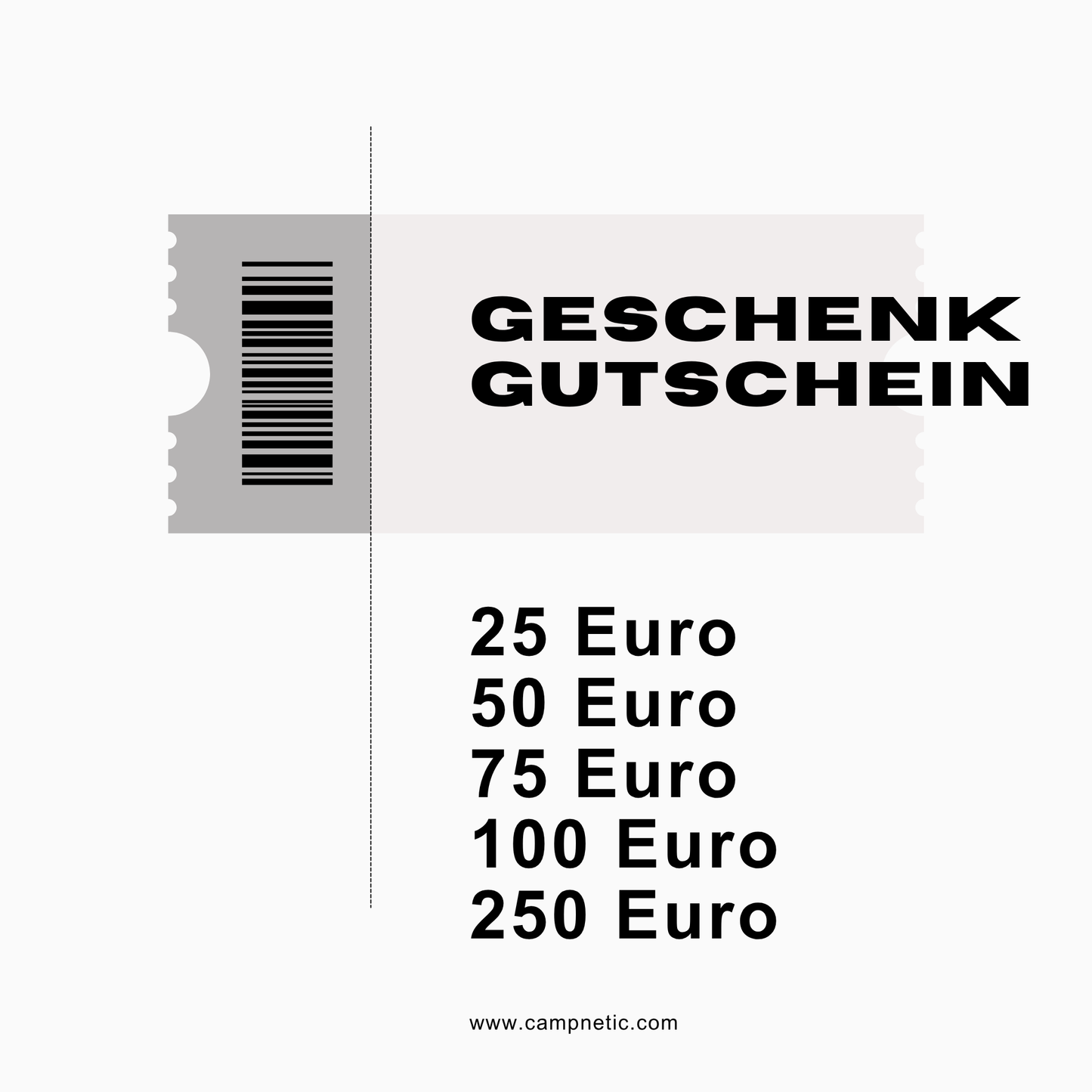 Campnetic Gutschein digital