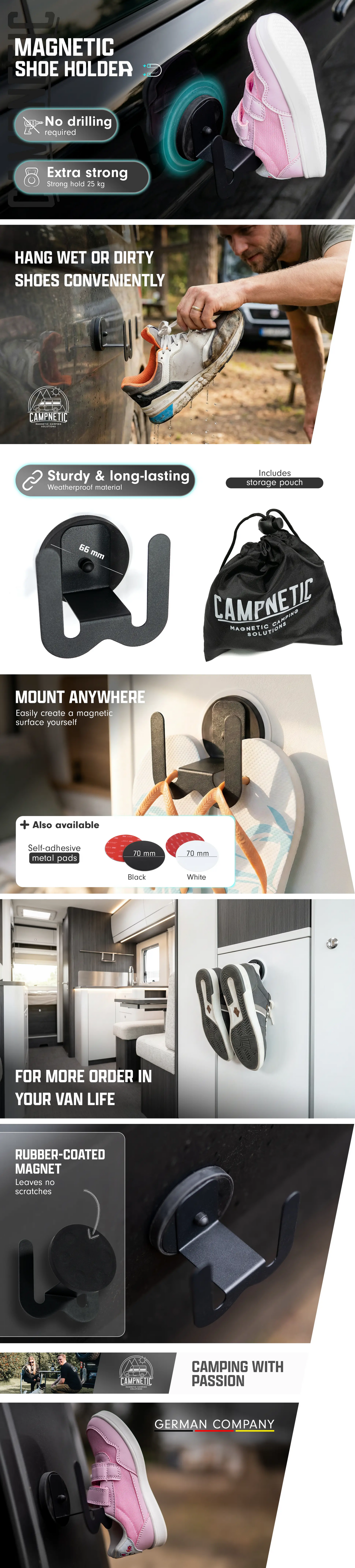 Magnetic Shoe Holder