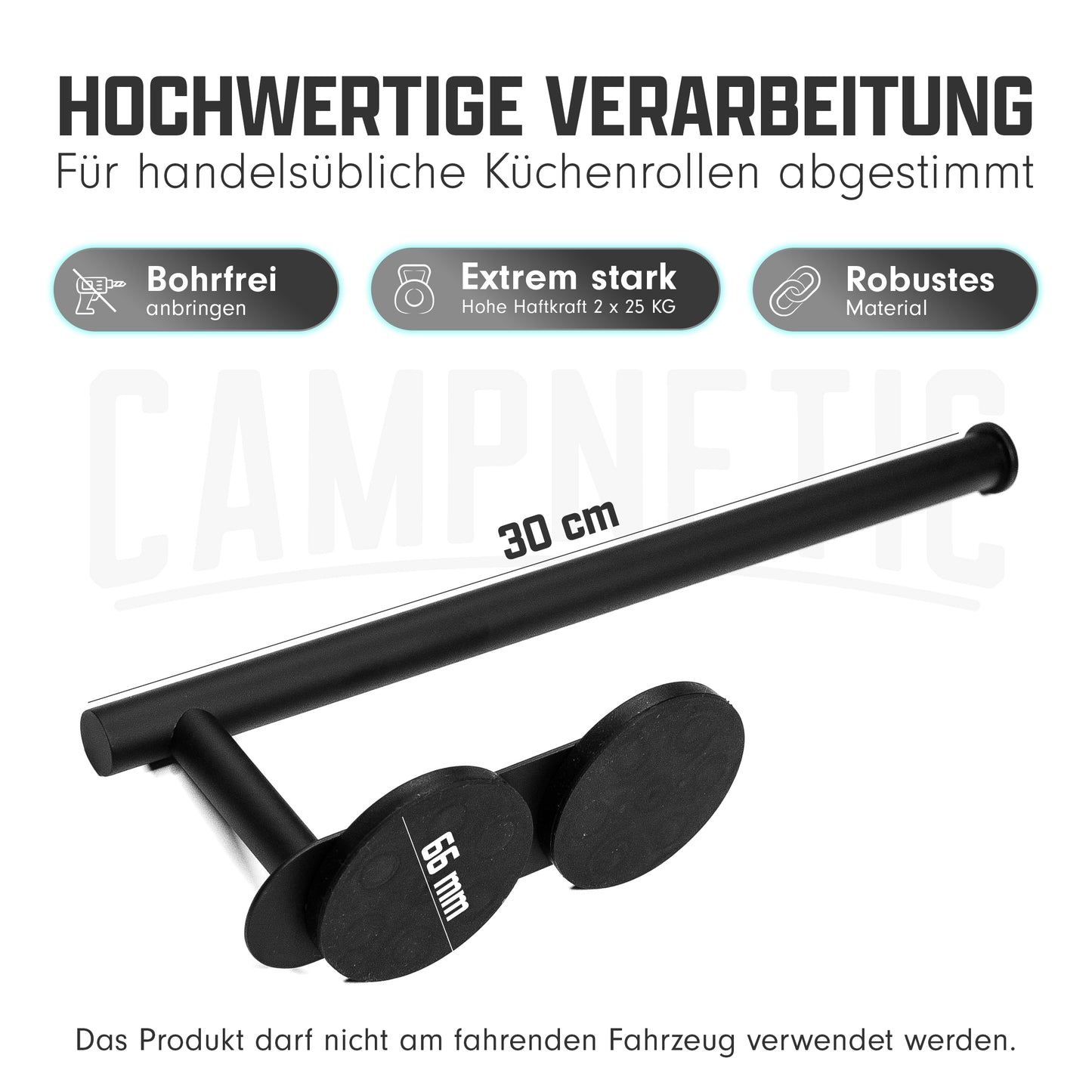Magnetischer Küchenrollenhalter camping