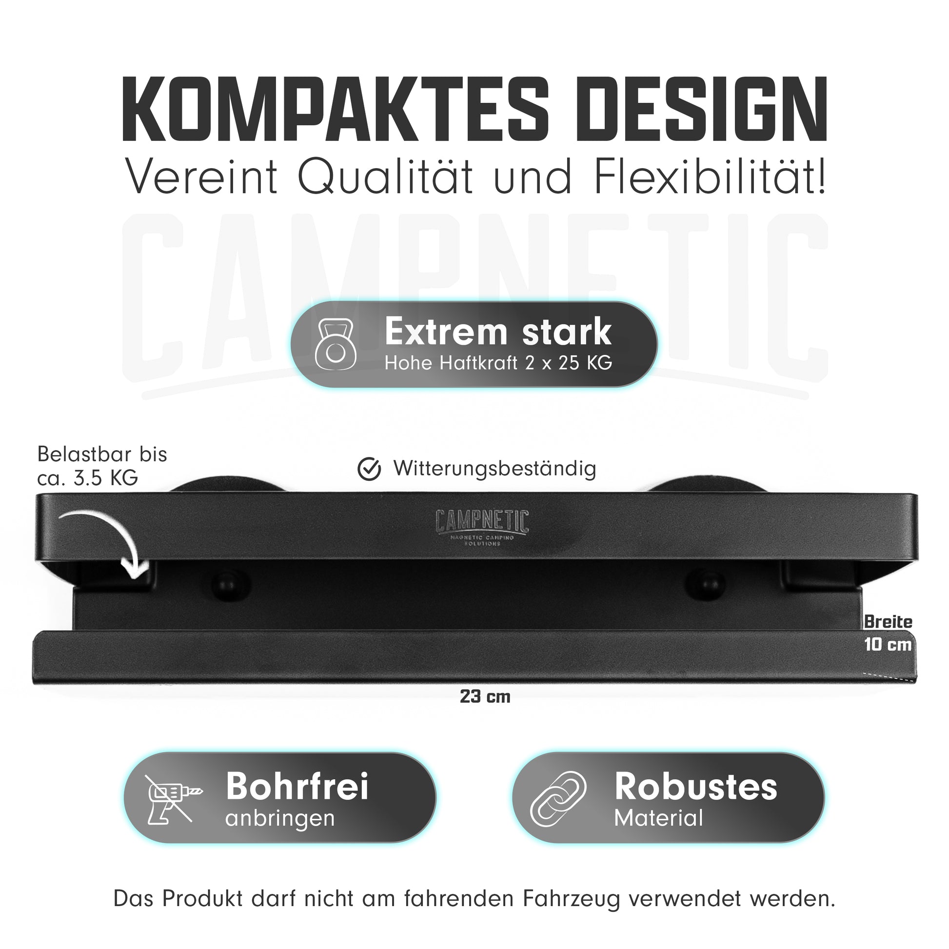 Magnetisches Regal Gewürzregal Körbchen Magnetregal campingregal