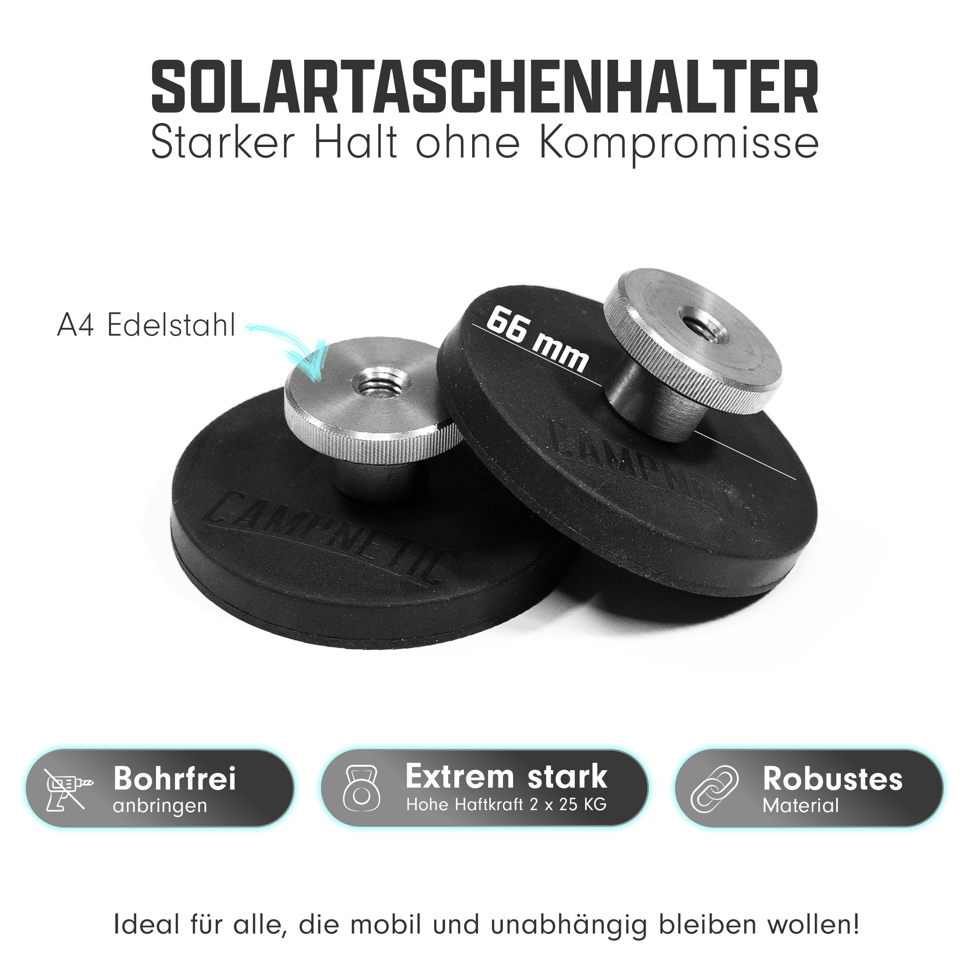 magnetischer solartaschenhalter solartaschen magnet magnetisch solartaschenmagnet halterung solartaschen magnetisch