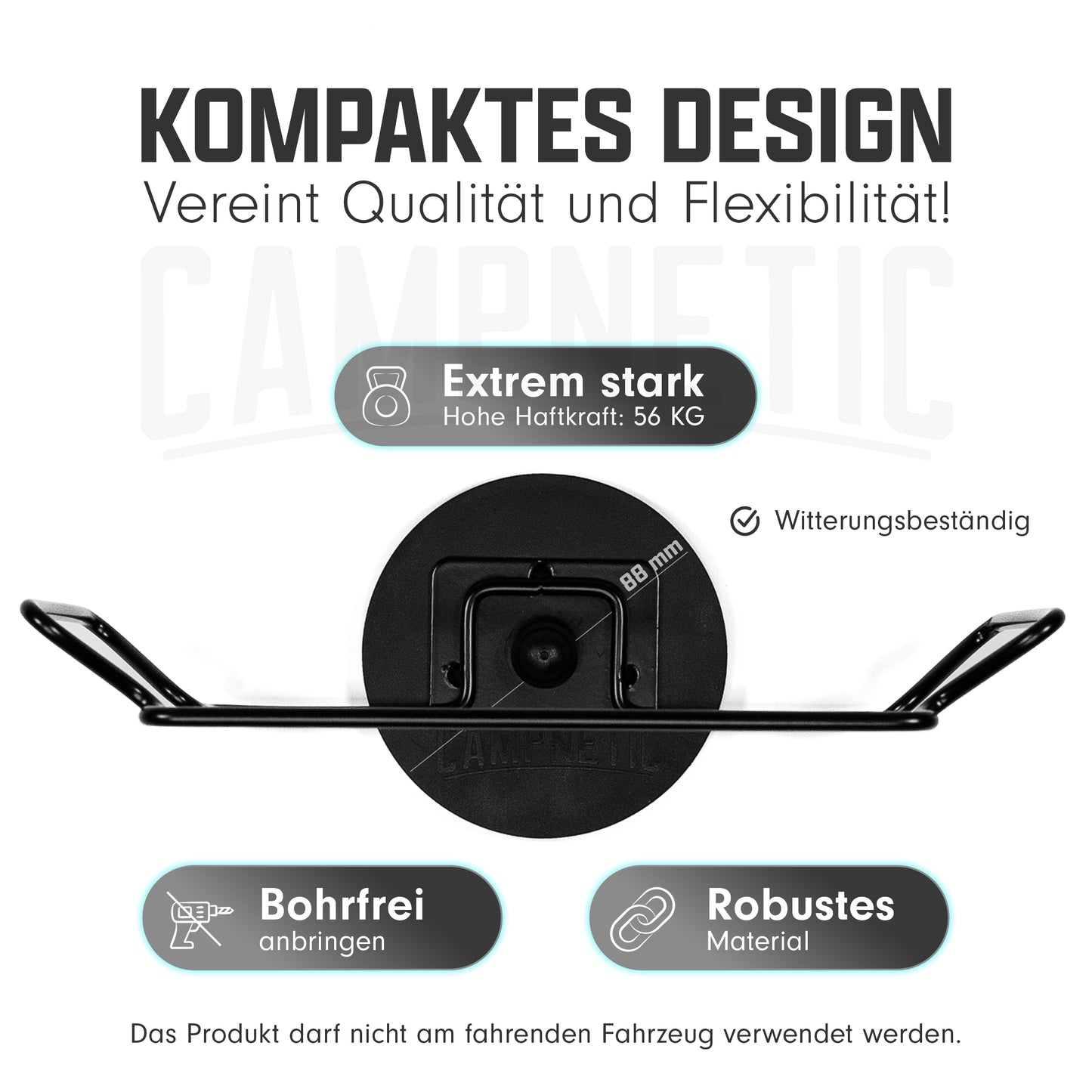 Magnetischer Müllsackhalter Mülltütenhalter camping