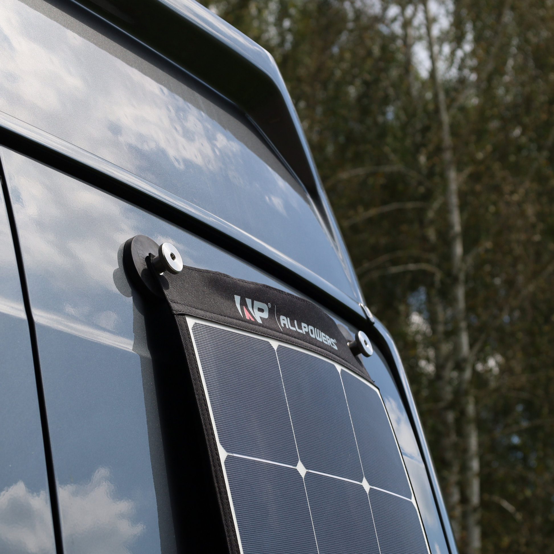 Solartaschenhalterung magnetisch