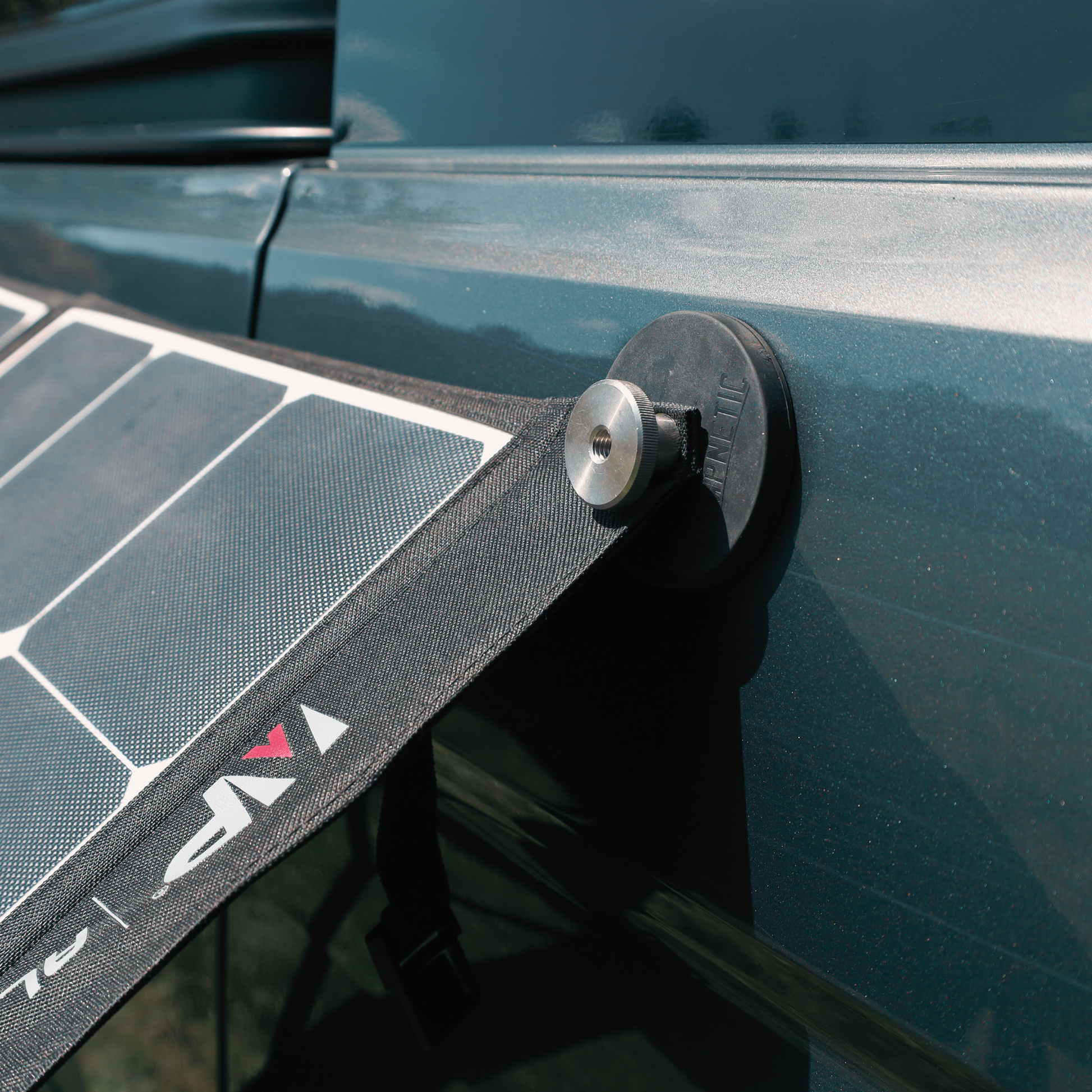 magnetische halterung für solartaschen