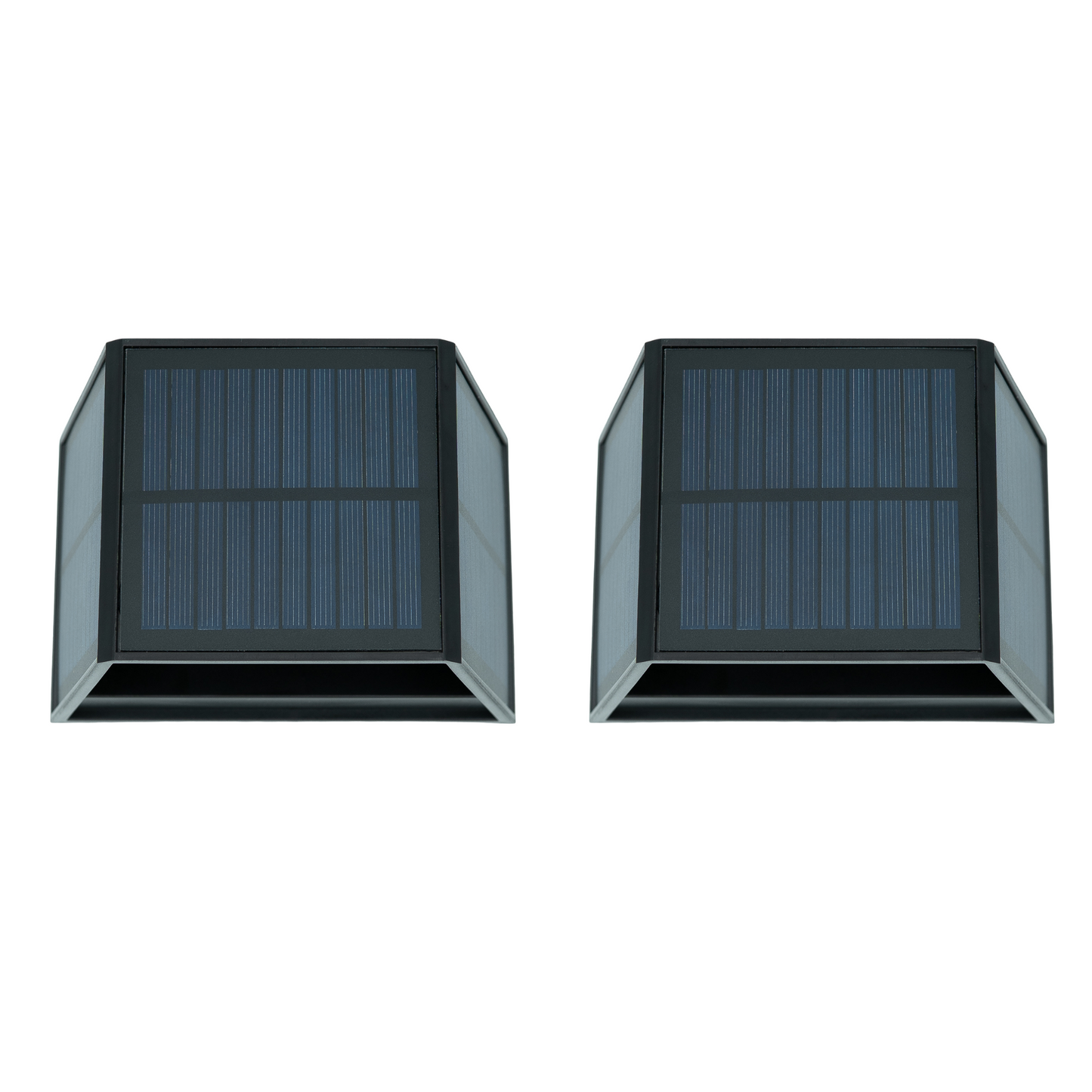 Solarbetriebenes LED Licht 2er Set mit verstellbarem Lichtkegel