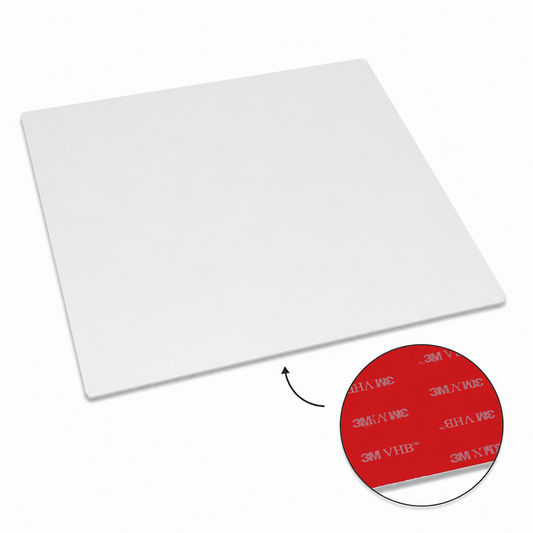 Metallpad selbstklebend 30cm x 30cm weiß Campnetic
