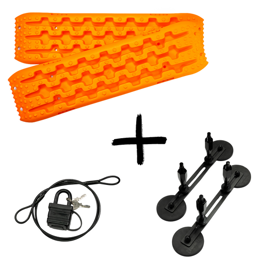 Sandboards Orange Bundle mit magnetischer Universalhalterung und Sicherung