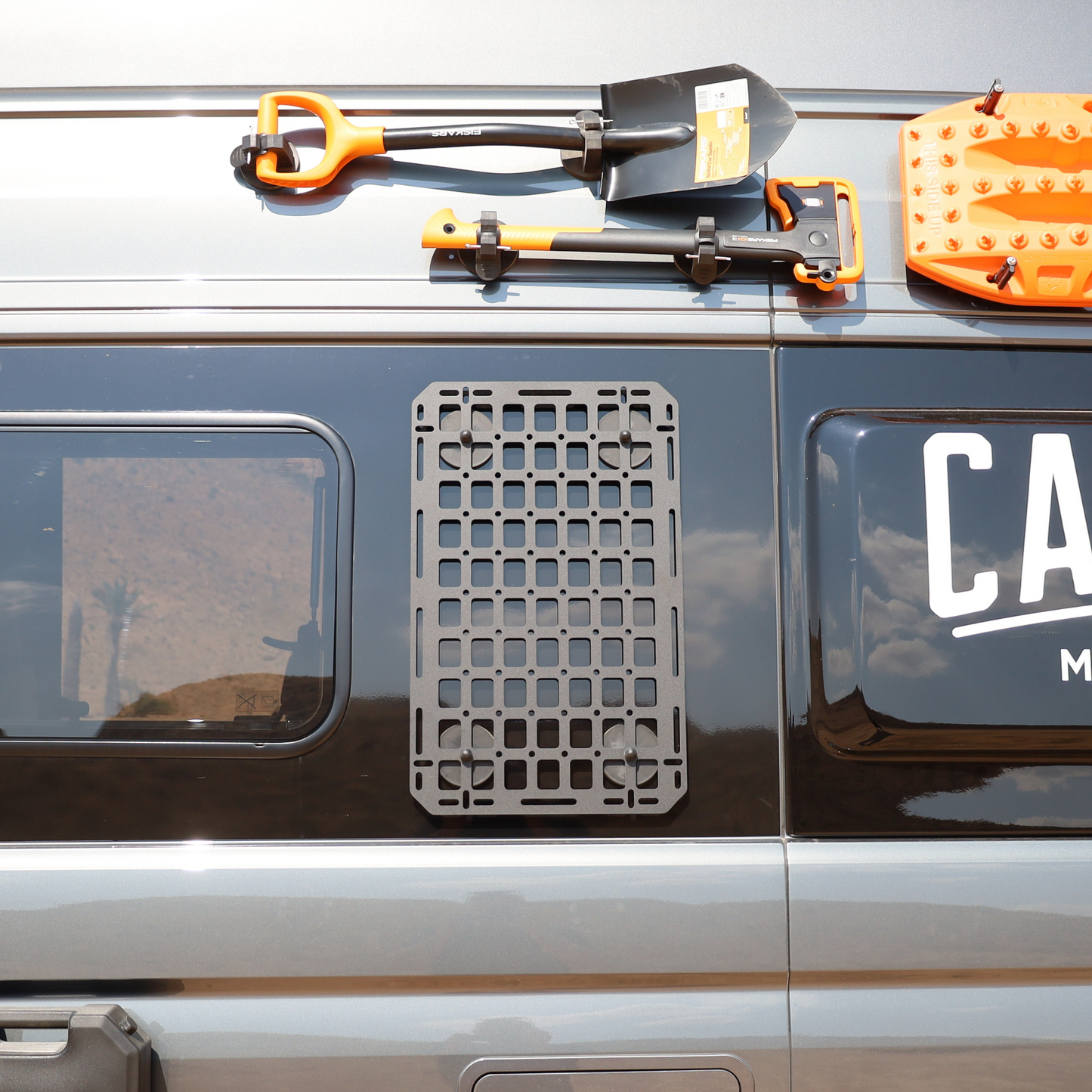 Campnetic magnetisches Toolboard aus pulverbeschichtetem Stahl für Camper und Offroad