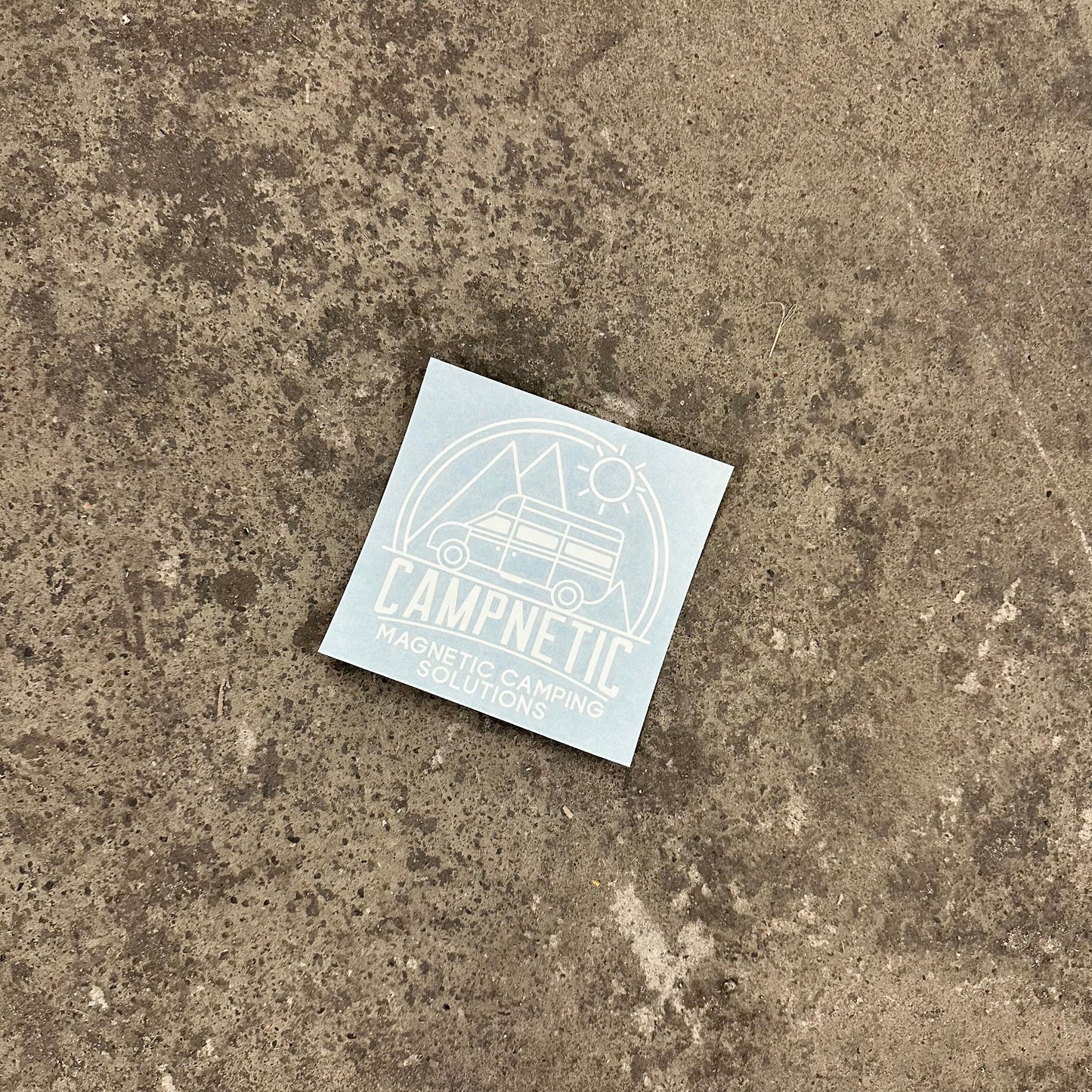 Campnetic sticker 12cm x 12cm