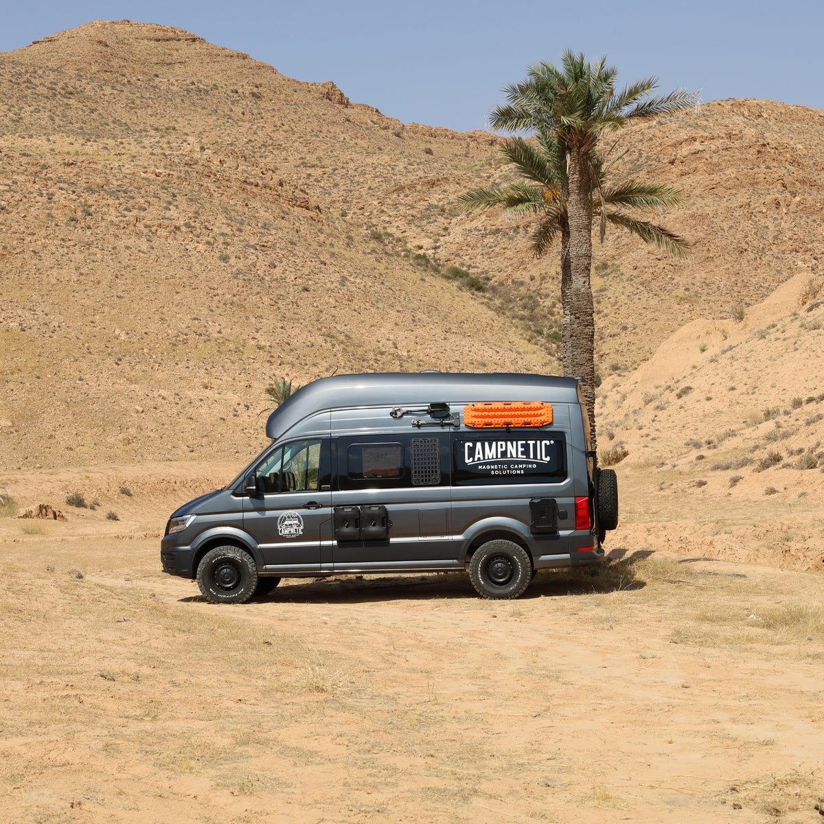 Maxtrax sandbleche am vw t6.1 halterung magnetisch