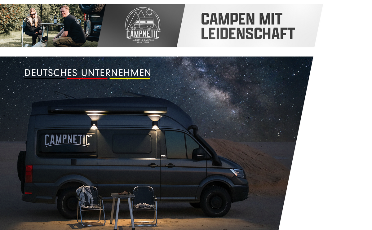 LED Solar Ambientelicht mit Magnethalterung - 2er Set