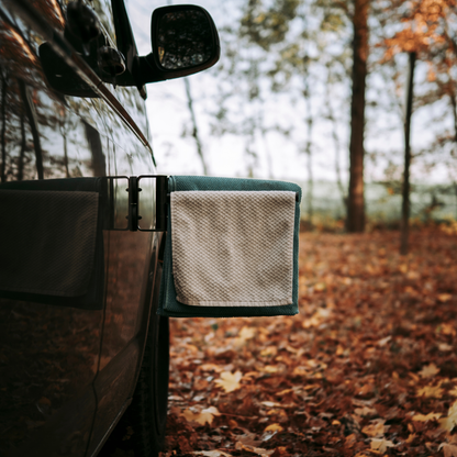 Magnetischer Textilhalter für Campingküche – Geschirrtücher ordentlich aufgehängt