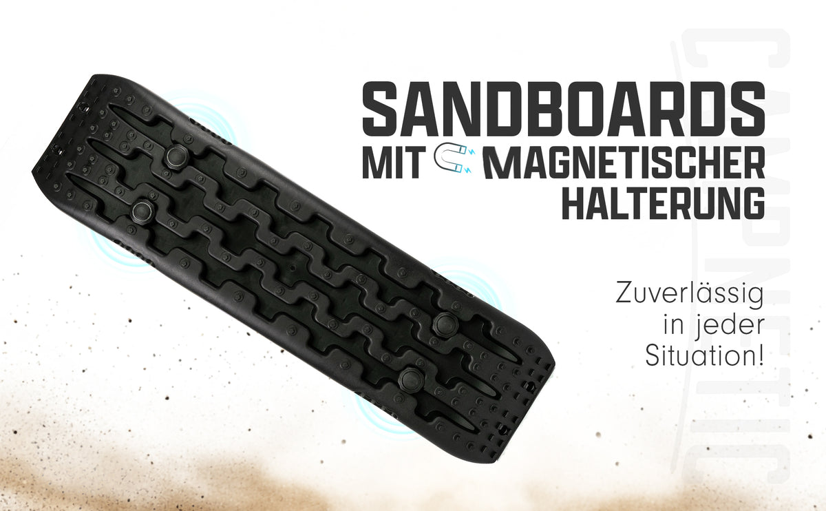 Tablas de sandboard con soporte magnético