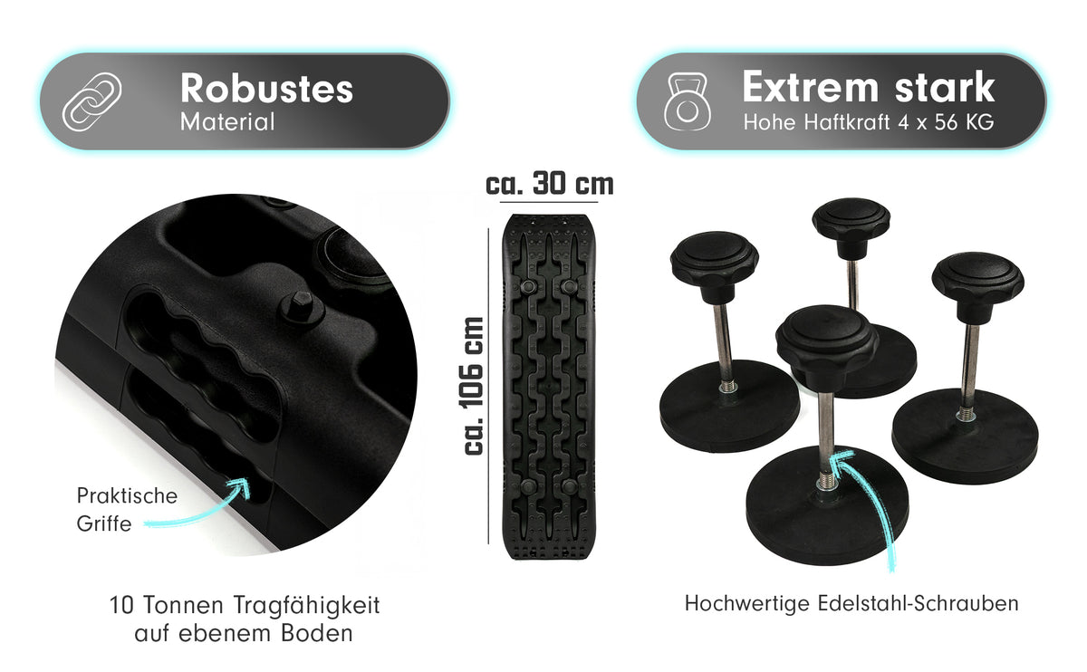 Tablas de sandboard con soporte magnético