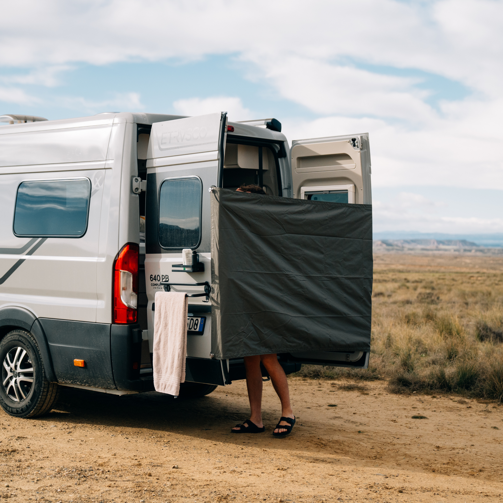 Magnetischer Duschvorhang Sichtschutz magnetisch kastenwagen hecktüren ducato
