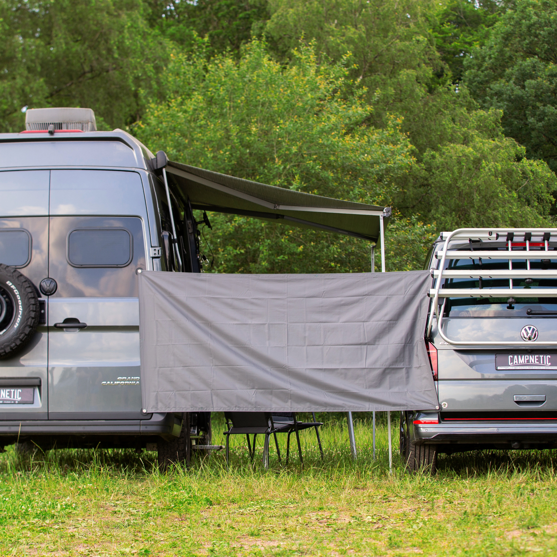 duschvorhang camping Sichtschutz / Duschvorhang mit Magnethalterung für Kastenwagen – Campnetic