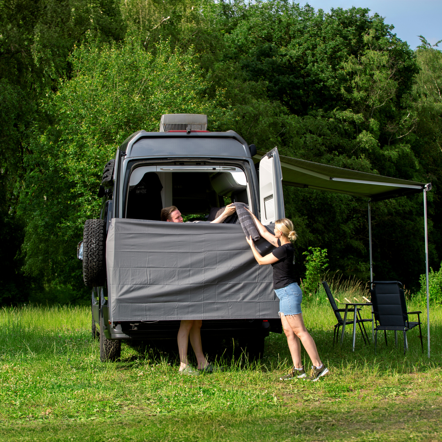 Duschvorhang magnetisch grand california