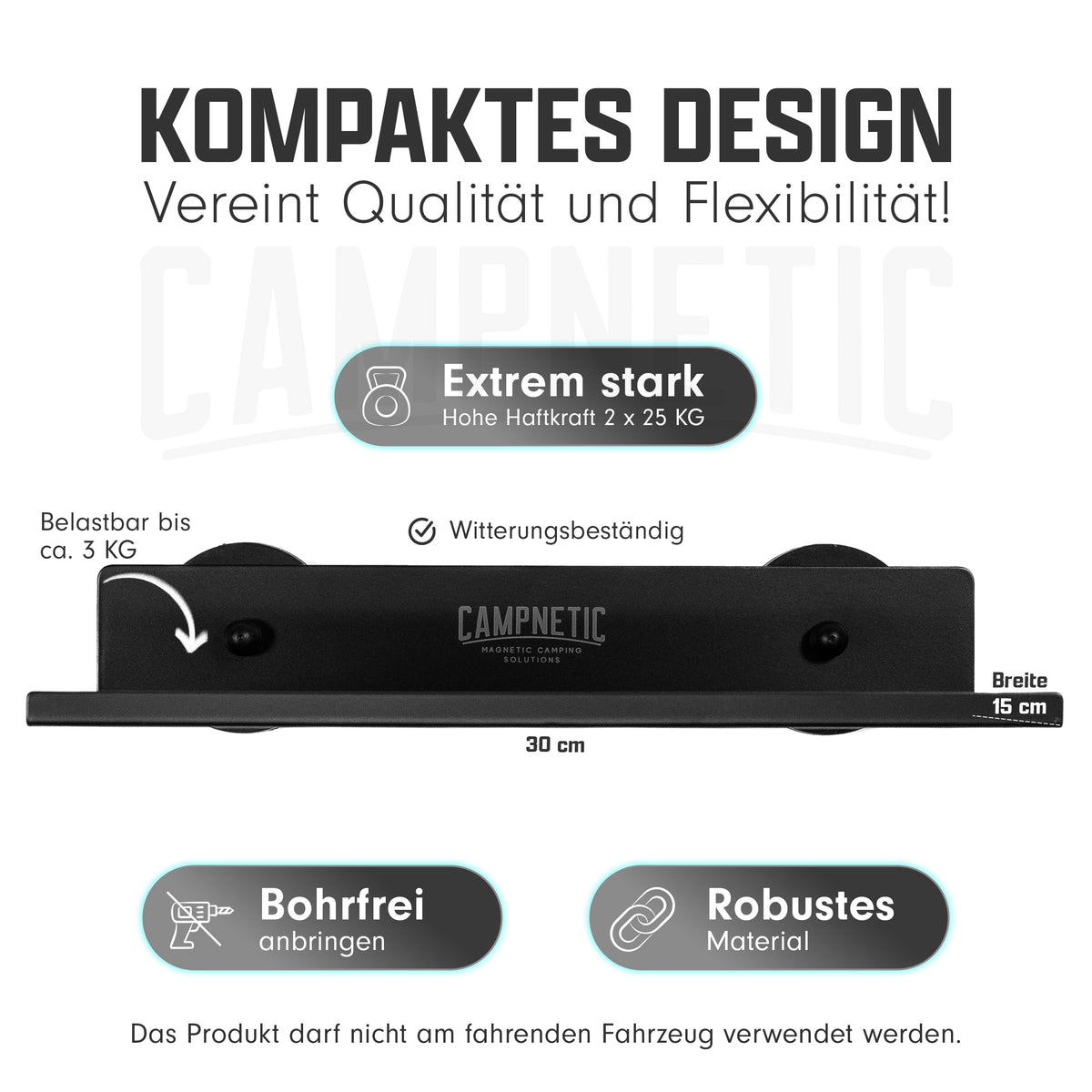 Magnetic Shelf for Your Van – No Drilling Required
