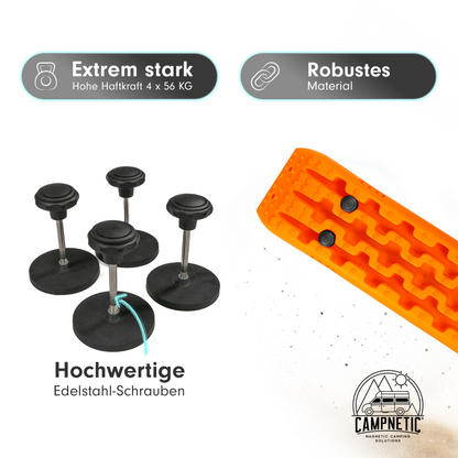 Sandboards with magnetic holder