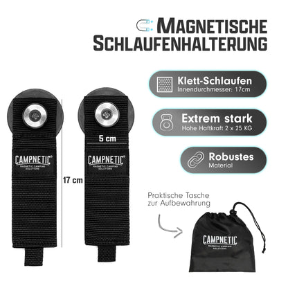 magnet klettband schlaufenhalter camping vanlife magnethalter halterung wohnmobil befestigung