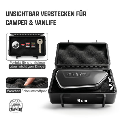 Magnetische Schlüsselbox als praktisches Camping Zubehör für Wohnmobil und Vanlife Reisen
