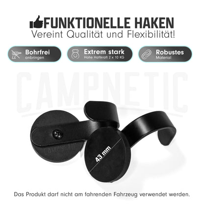 Campnetic Magnethakten magnetische Haken camping