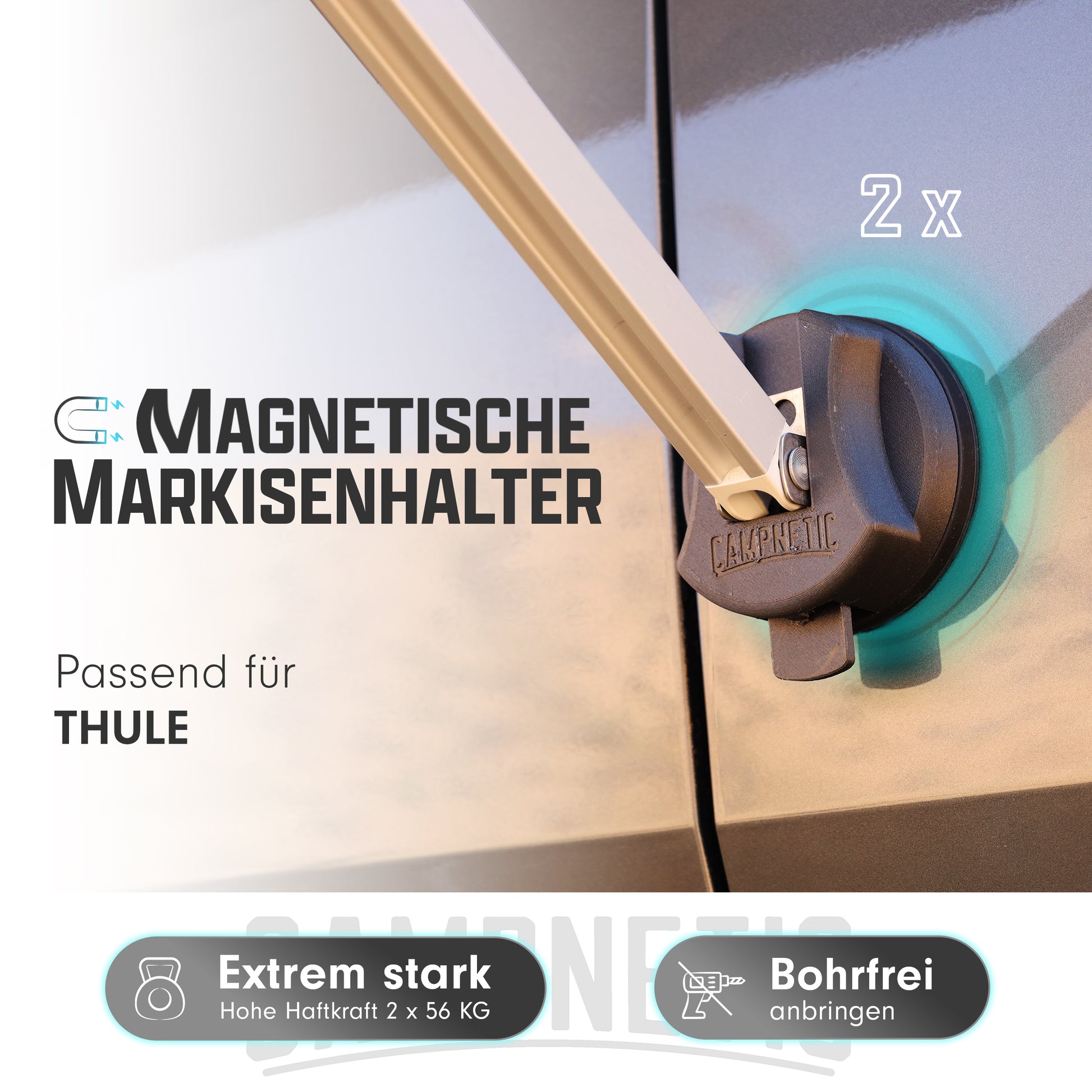 thule markise befestigung Magnetische Markisenhalter für Thule, Fiamma, Dometic Markisen -Magnet – Campnetic