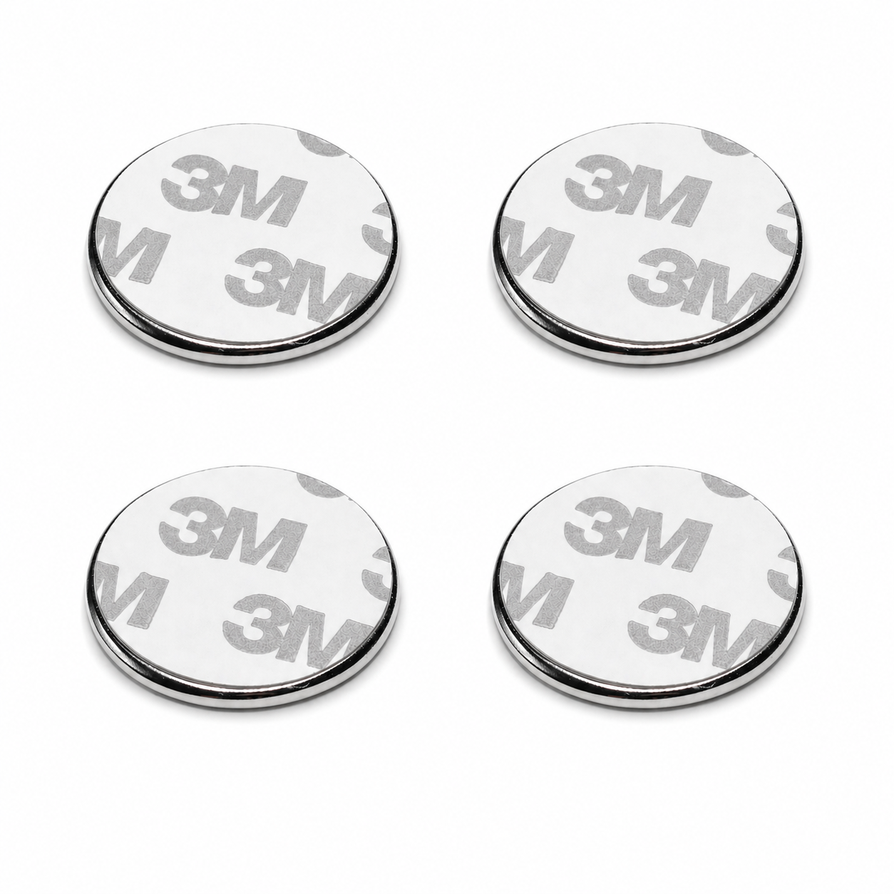 Selbstklebende Magnete mit 3M Klebefolie im 4er Set – starke Klebemagnete für Camper und Vanlife