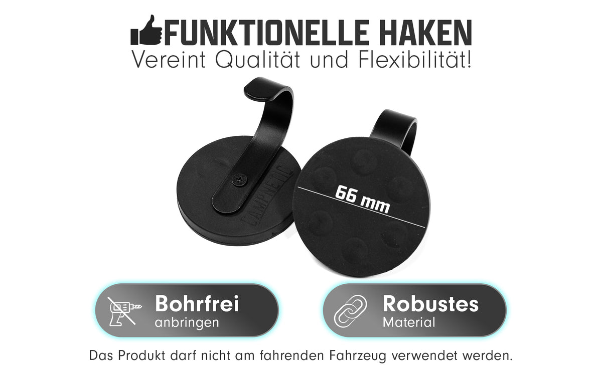 Magnetische Haken im 2er Set - groß
