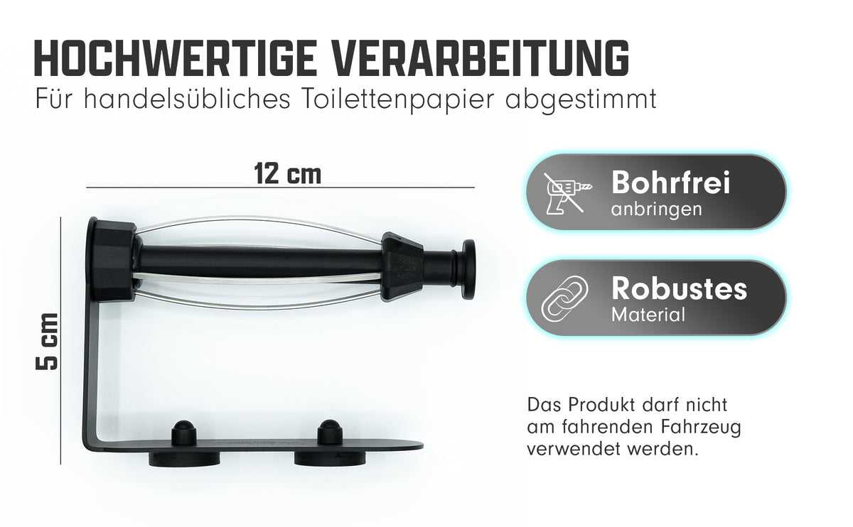 Porte-papier toilette magnétique
