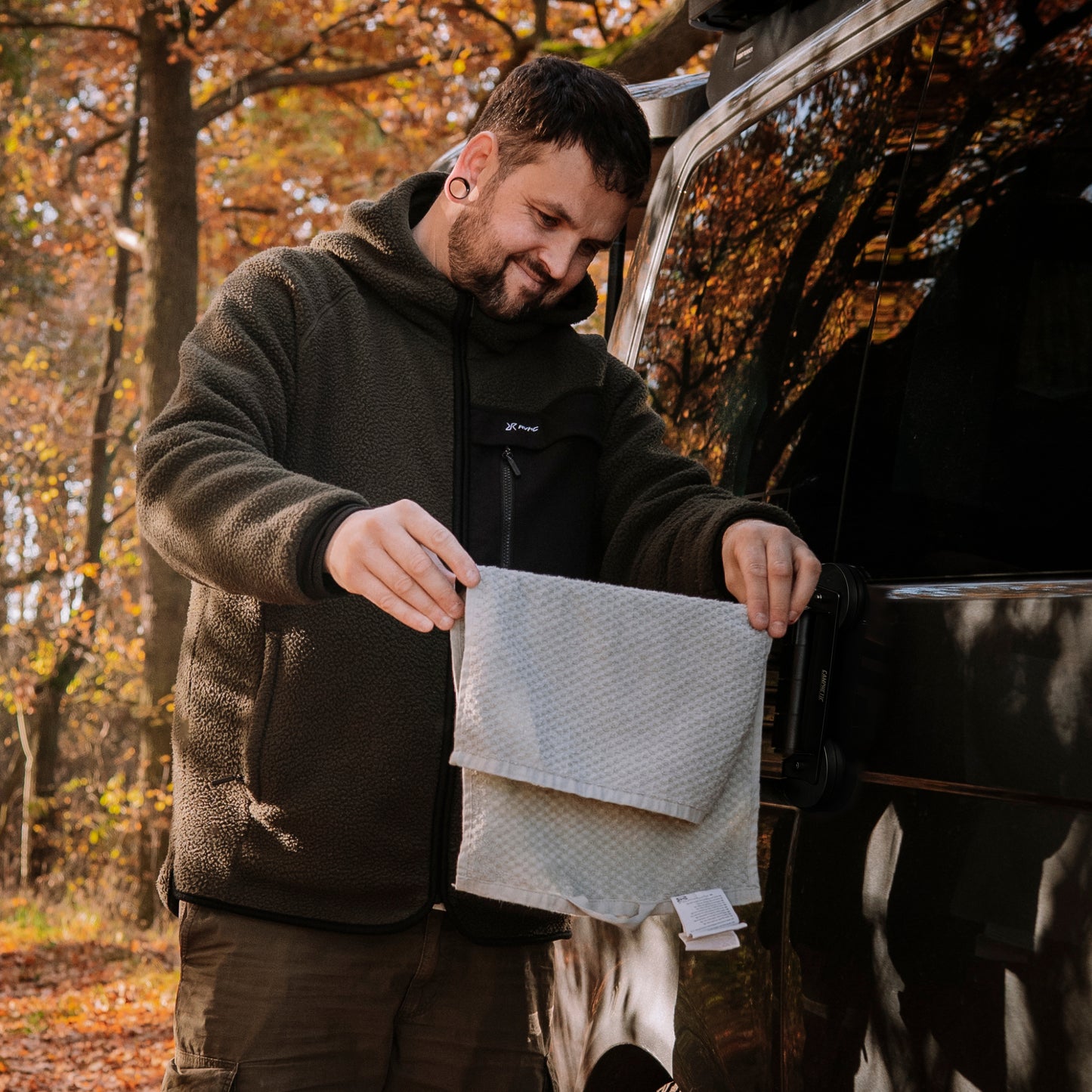 Magnetischer Wäschehalter für Vanlife mit kratzfreien Magneten