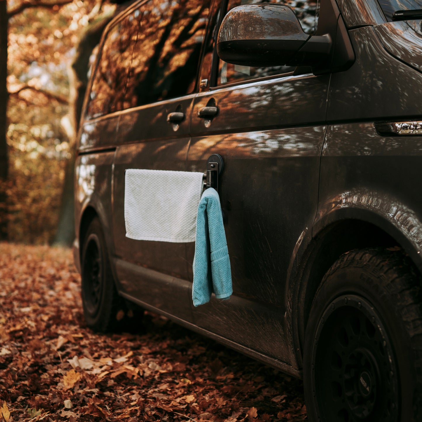 Flexible Wäschestangen mit Magnet für Camping und Roadtrip