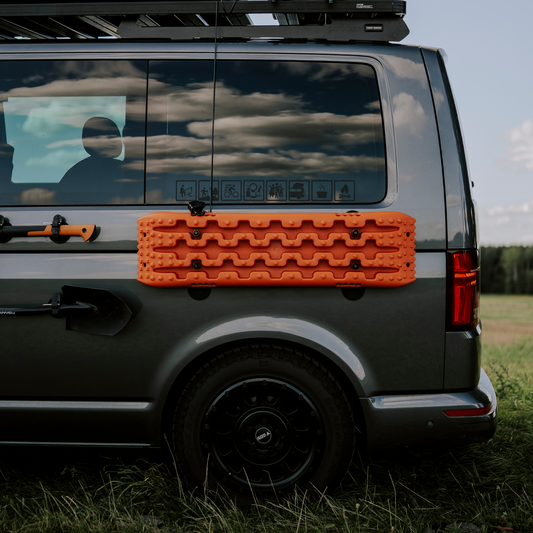 Campnetic Sandboard-Bundle: Sandboards, magnetische Halterung und Sicherung für Offroad-Abenteuer