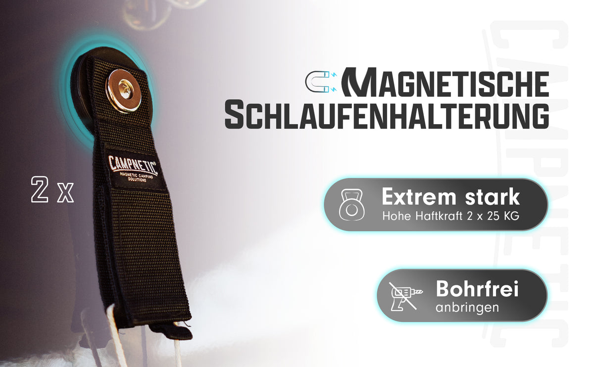 Support magnétique à boucle - lot de 2