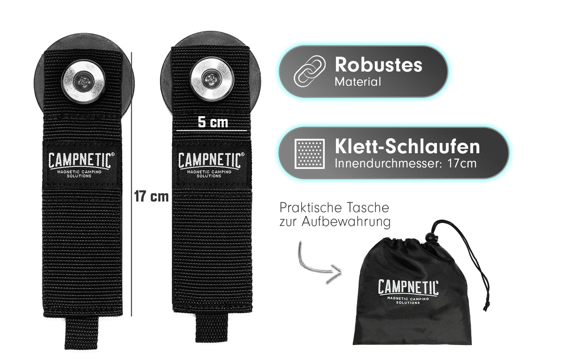 Support magnétique à boucle - lot de 2