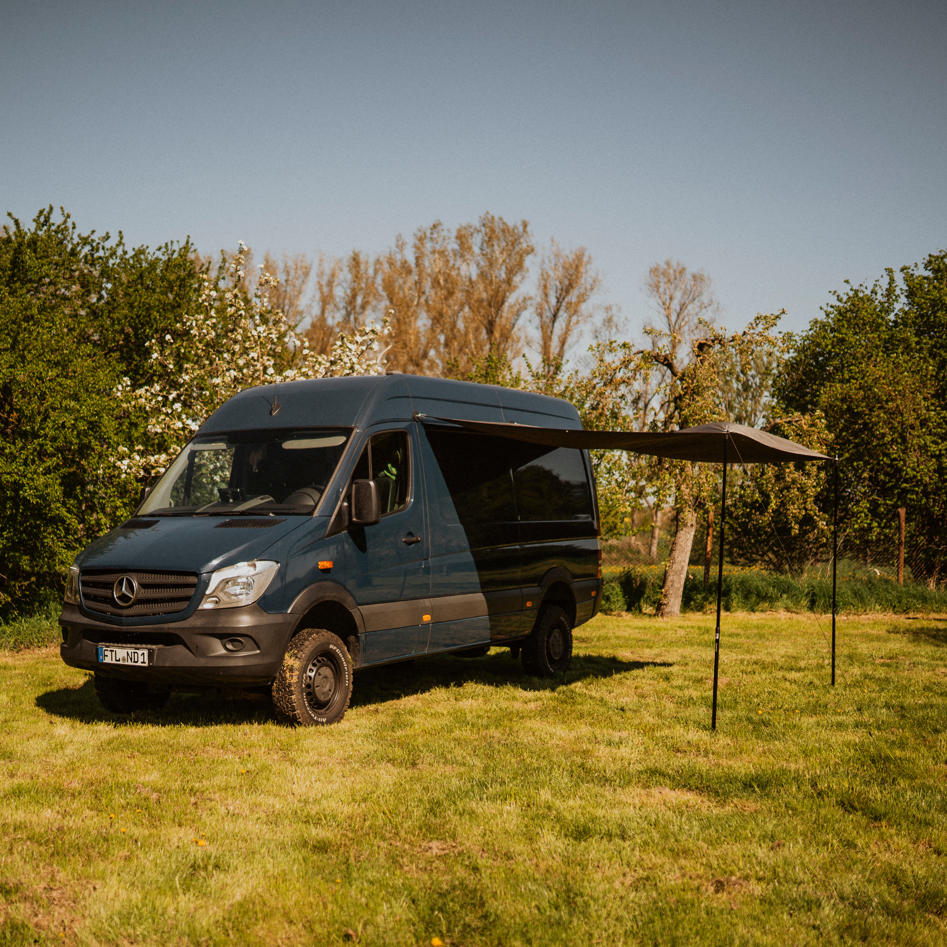 sonnensegel wohnmobil befestigen Sonnensegel m. magnetischer Halterung,Teleskopstangen 2,5mx3m Camping – Campnetic