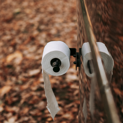 Camping Toilettenpapierhalter ohne Bohren – magnetisch haftend und flexibel