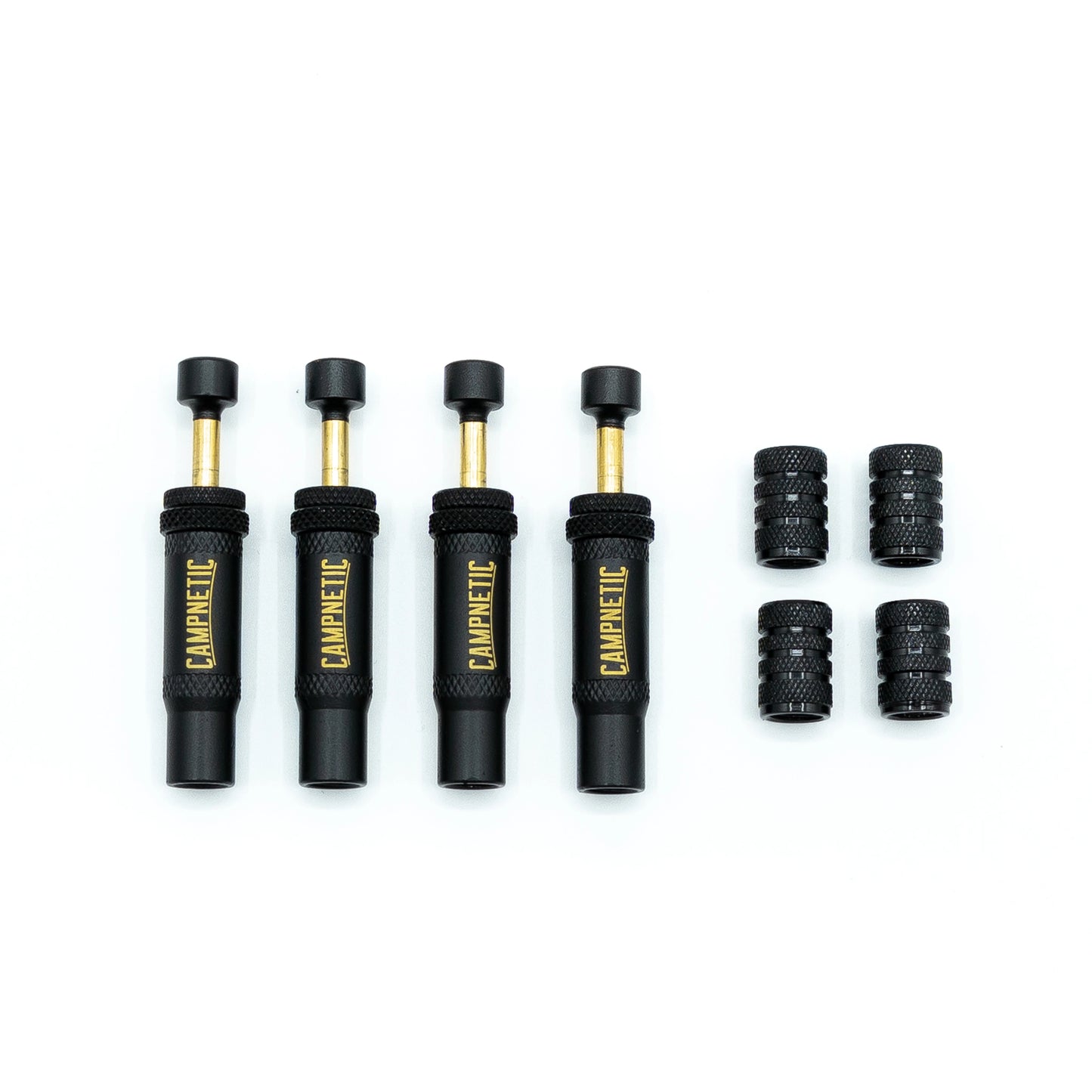 Campnetic Reifendruck-Deflatoren 4er Set für schnelles Luftablassen offroad