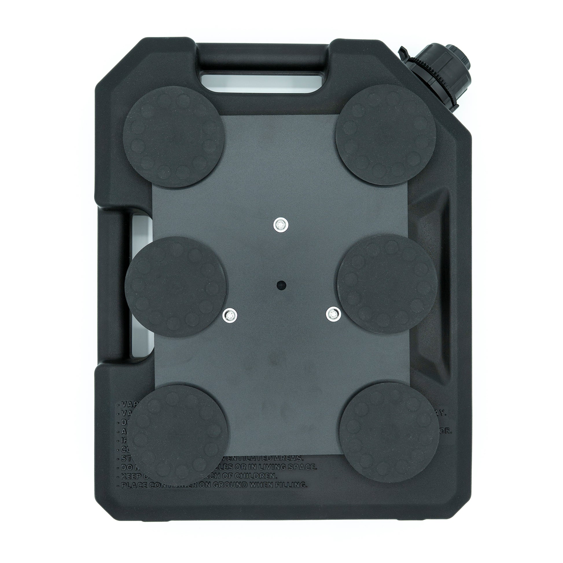 Benzinkanister magnetisch außen am Van für Vanlife