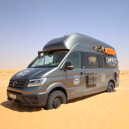 Sicher befestigter Benzinkanister für Vanlife