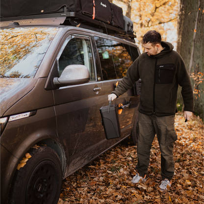 Campnetic Campingzubehör – magnetischer Mülleimer für Vans und Wohnmobile