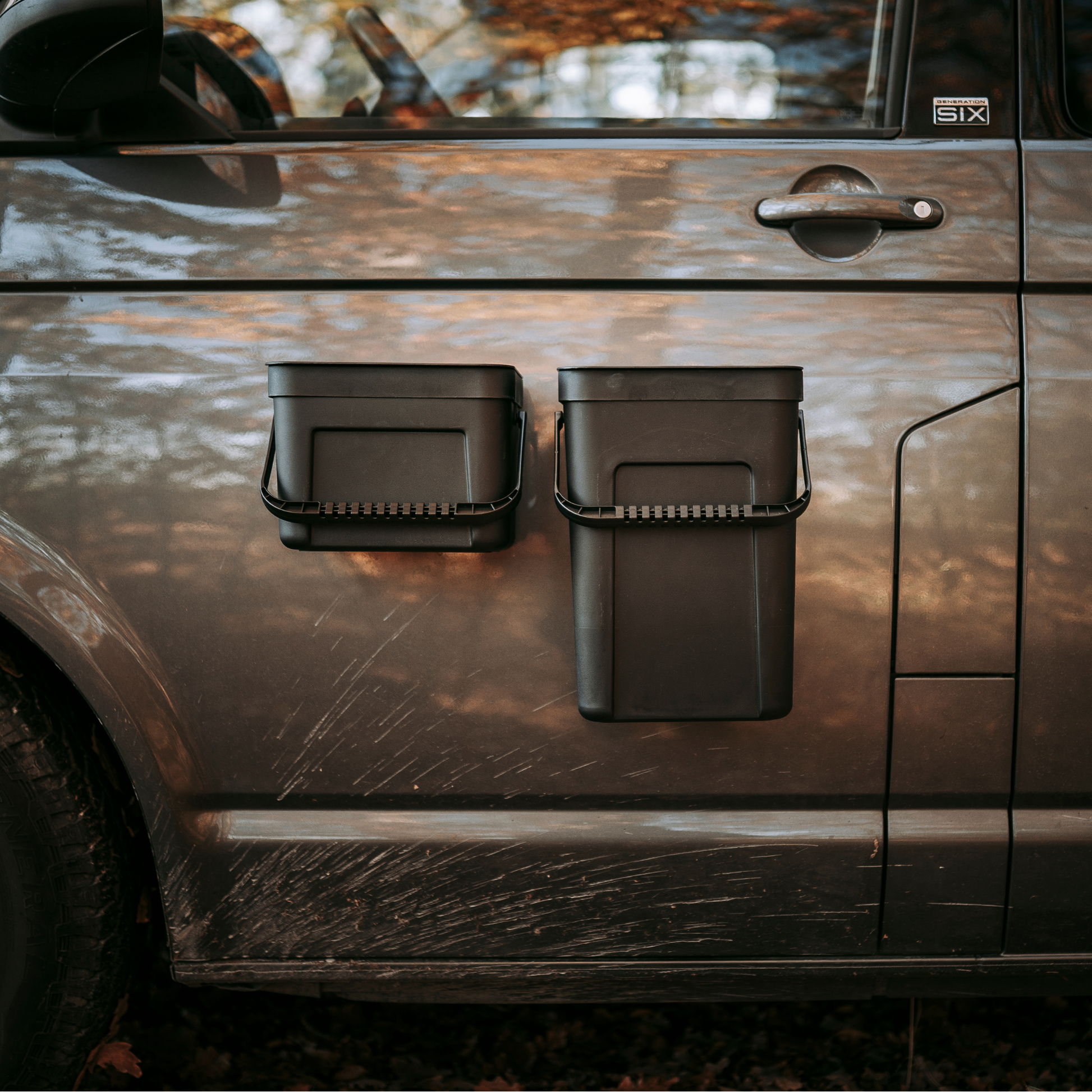 Magnetischer Campnetic Küchen-Mülleimer für Camper und Outdoor-Kochen