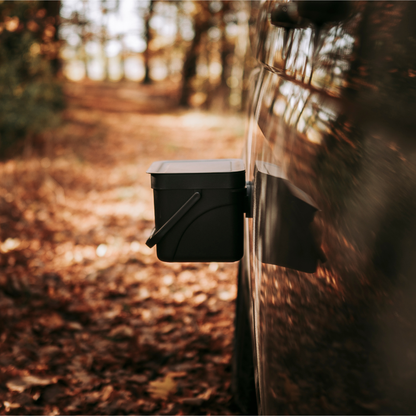 Campnetic magnetischer Abfallbehälter als platzsparendes Vanlife Zubehör