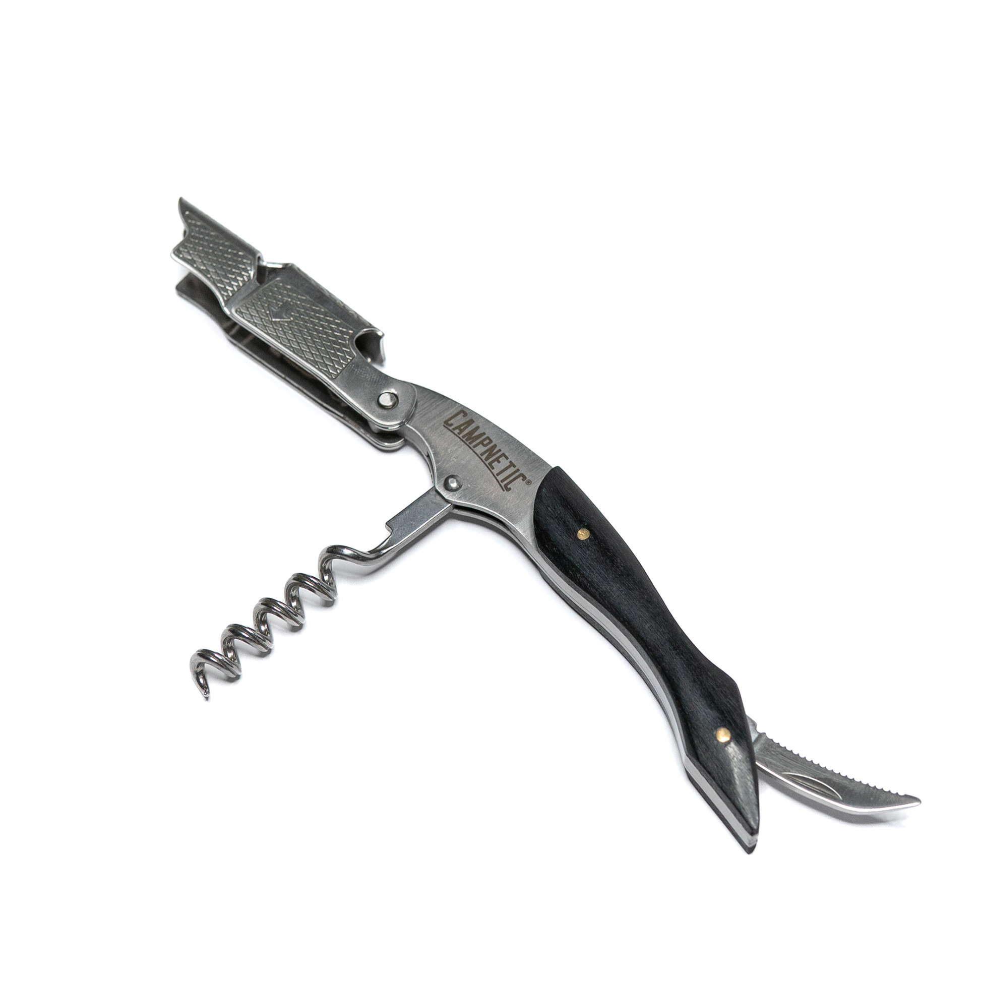 Magnetischer Campnetic Weinöffner – perfekt für Camper, Outdoor und mobiles Reisen.