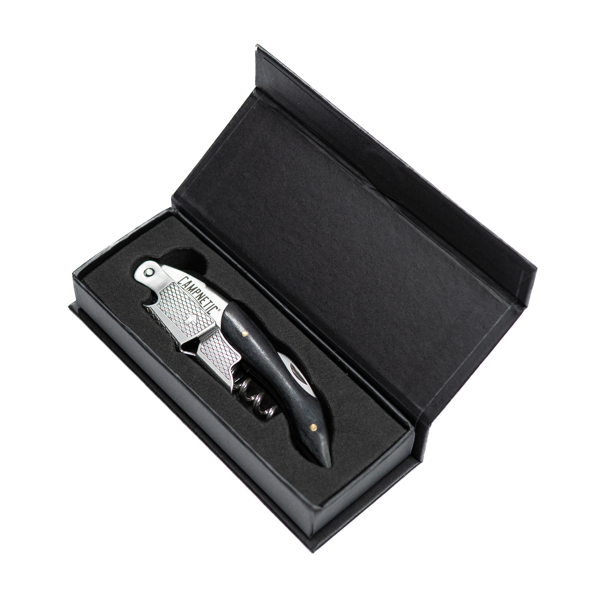 Vanlife Weinöffner von Campnetic – praktisches Accessoire für Camping und Reisemobile.