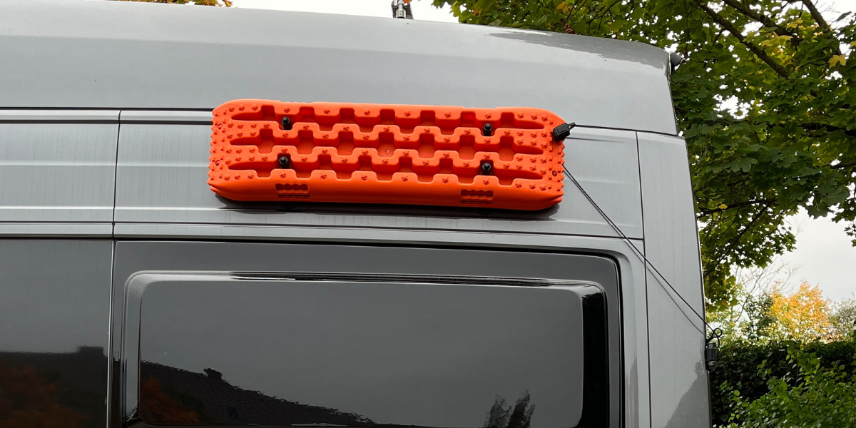 Orange Sandboards VW Grand California 600