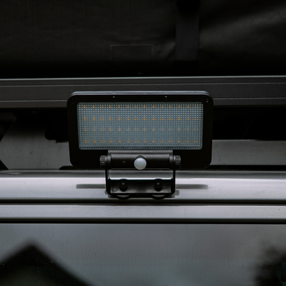 LED Solar Lampe mit Magnethalterung und Bewegungsmelder im 2er Set für Außenbereiche