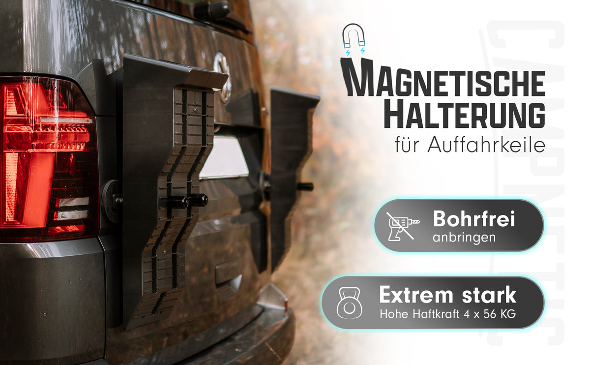 Support magnétique pour cales de roue - Universel