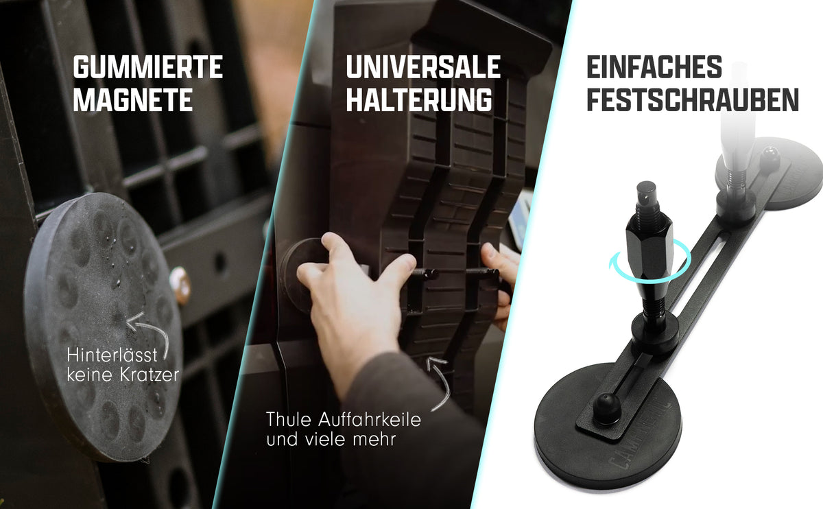 Support magnétique pour cales de roue - Universel