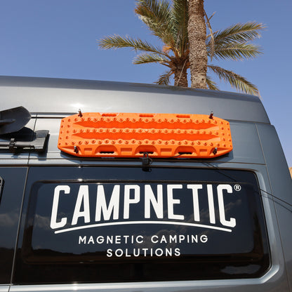 camping offroad sandblech bergeboards maxtrax mk2 orange campnetic